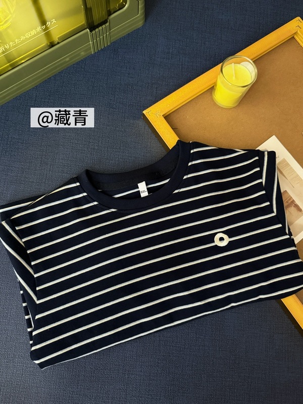 开学季首选童装2025秋新款禾柔软男童上衣秋冬新款女童条纹打底衫|undefined