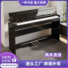电钢琴批发88键重锤钢琴专业多功能考级智能家用立式电子钢琴厂家