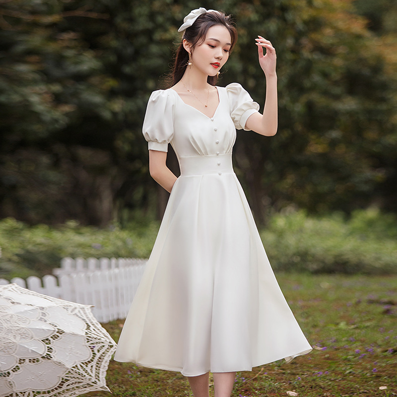 White wedding dress