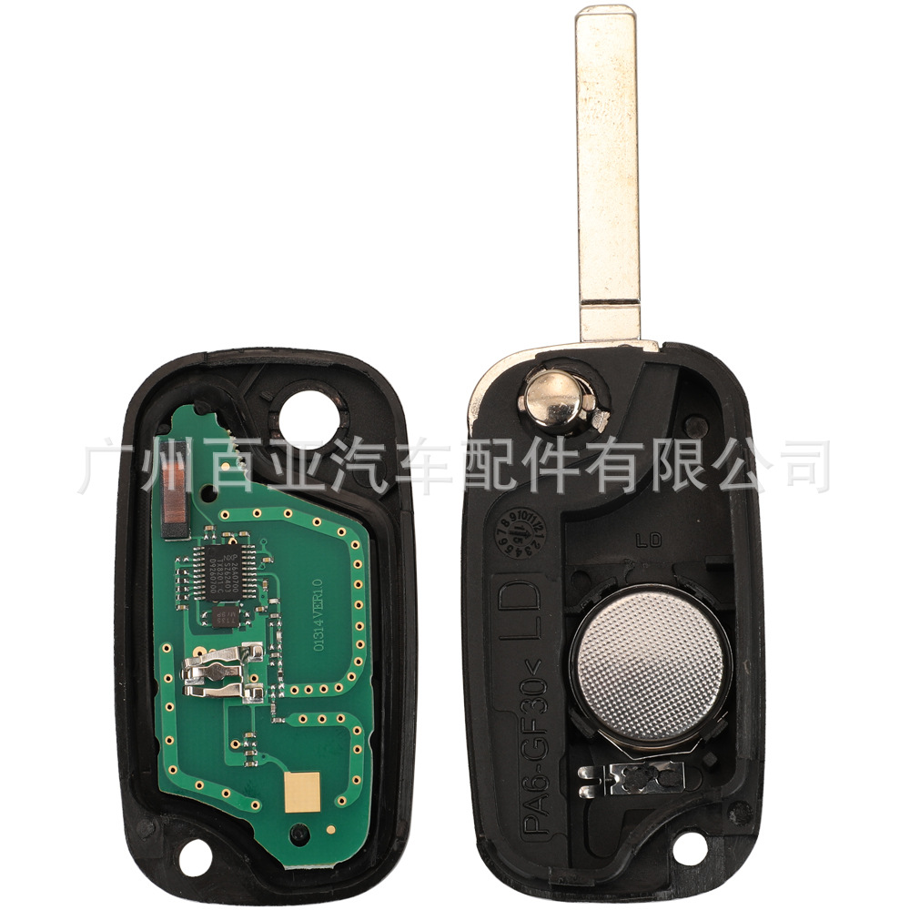 For 2 Keys 3 Keys Renault Folding Remote Control Car Key ID46 Chip PCF7961 Chip 433Mhz