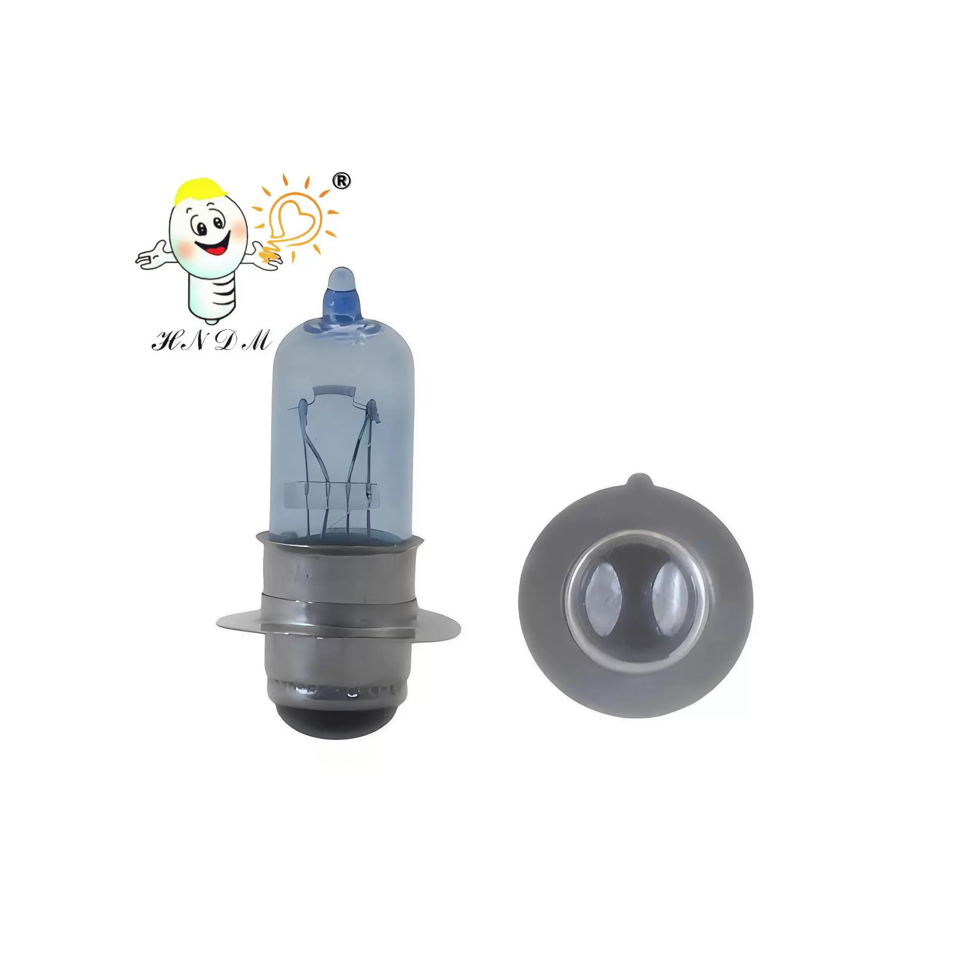 Лампа для мотоцикла 12V35/35W P15D-25-1 одинарный коготь двойная плоская нить супер белая фара для мотоцикла
