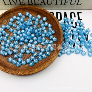 4*7mm͸��������Ӣ����ĸ�����ֹ�diy���ƴ�����耳׿��Ʒ���