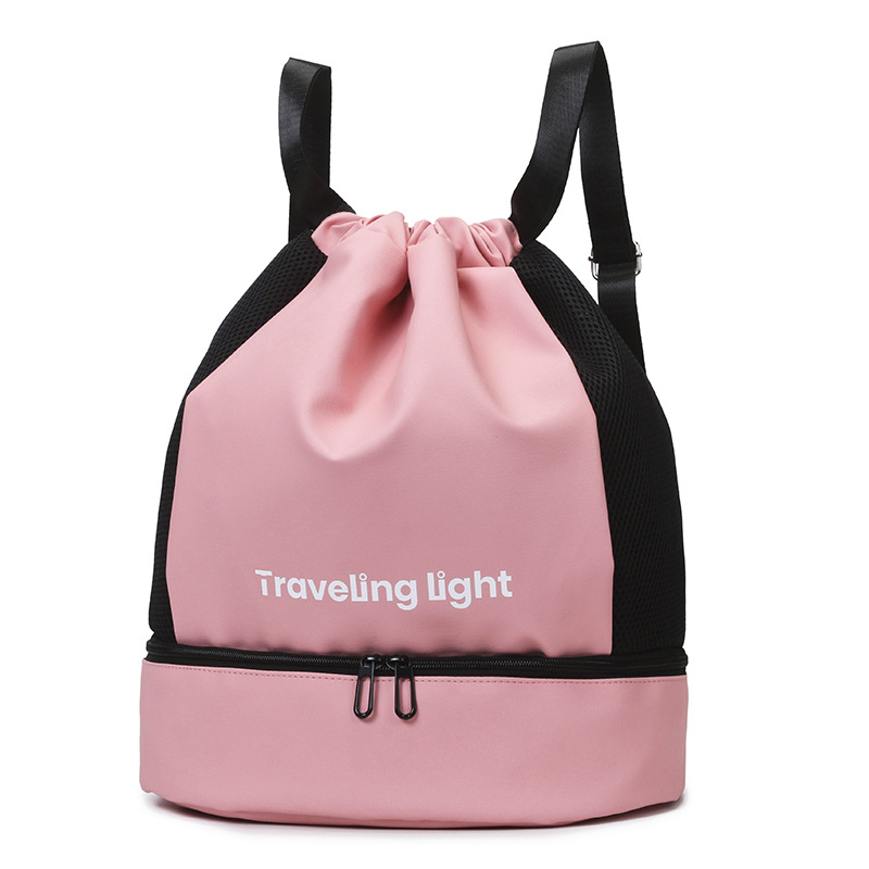 Bolsa de almacenamiento para viajar, mochila de separación seca y húmeda, mochila deportiva, mochila de fitness, mochila de baño para hombres