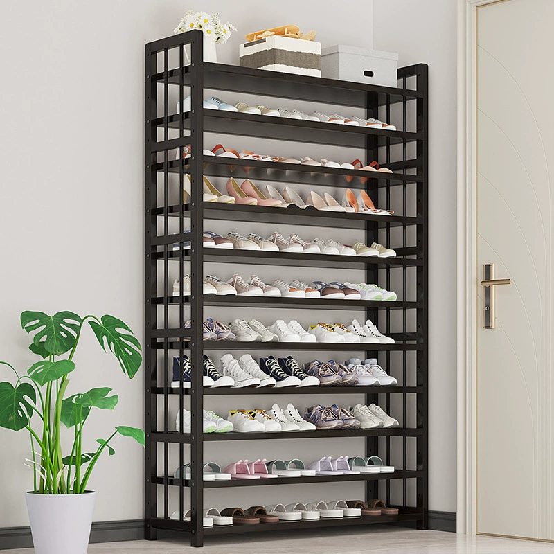 Шкаф для обуви, полка для обуви на домашней двери, простая полка для хранения, многослойная полка для обуви с очень большой вместимостью для общежития, арендованного дома, интернет-знаменитости