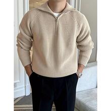 T 31145 Half-zip Turtleneck Knitwear ������������֯��