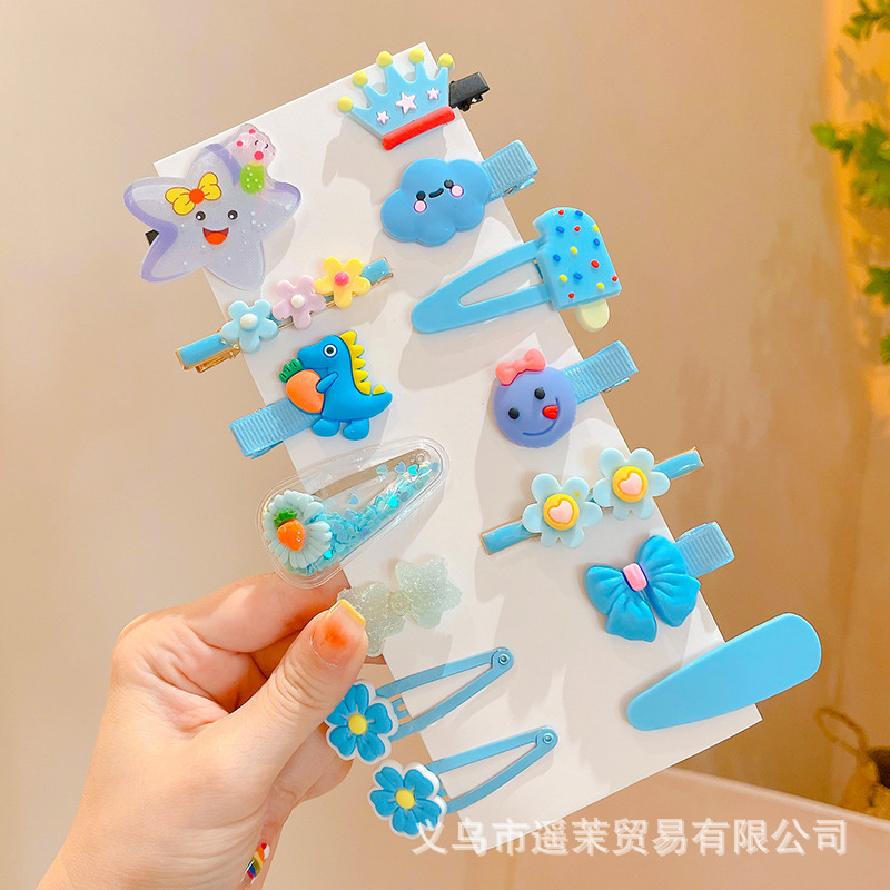 多巴胺儿童发夹女前额刘海夹鸭嘴夹头饰发卡碎发侧边卡子发饰夹子|undefined