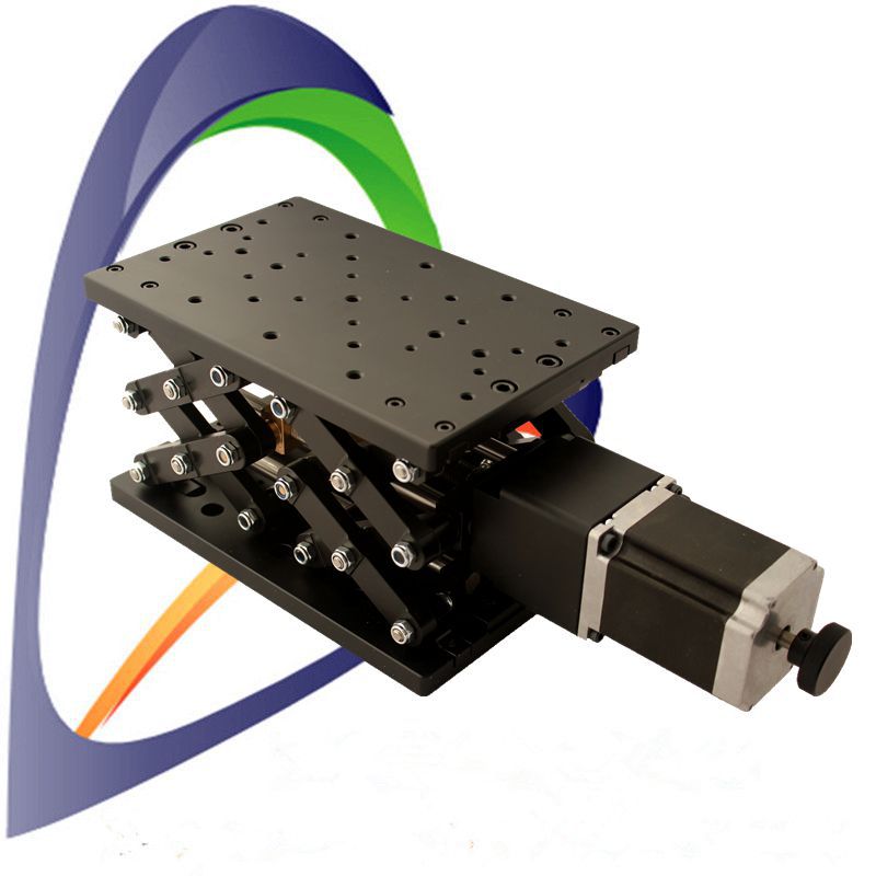 NT02VA90精密电动升降台 光学实验垂直滑台 微调步进工作台