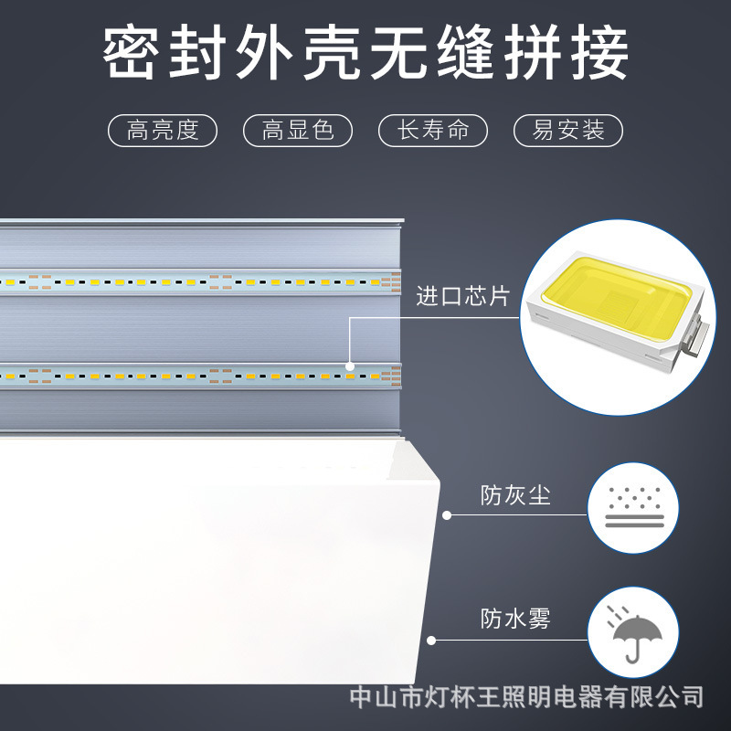 Luz de estación de trabajo de puerta de entrada de automóviles de belleza lavado de automóviles de arco de luz de túnel de belleza especial LED estación de trabajo de lámpara de película libre de polvo
