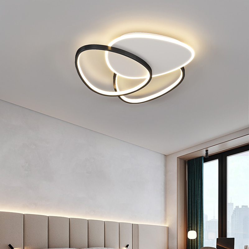 [Selección estricta] lámpara de techo LED nórdica moderna minimalista 2025 nueva moda minimalista lámparas de habitación