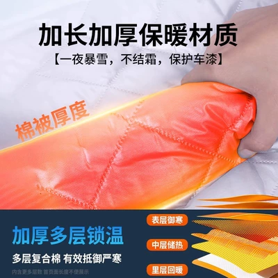 Car snow shield, snow cover