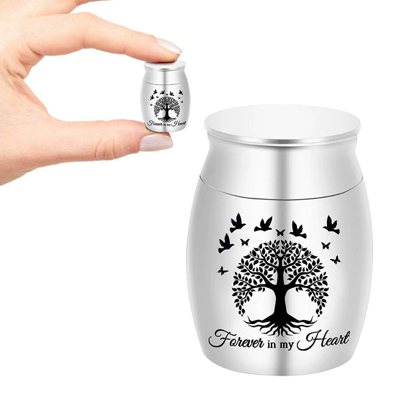 Азия трансграничные в наличии ПЭТ Мемориал урна металла похороны урн ПЭТ погребение жизни Box партии