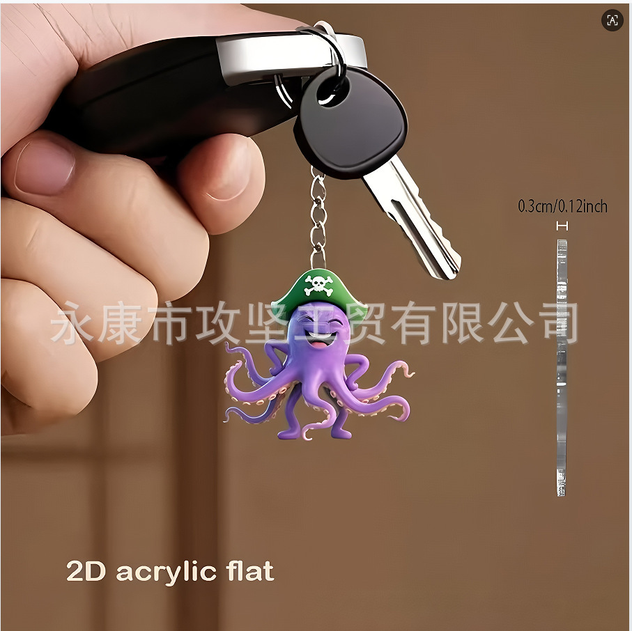 Colgante de decoración acrílica perfecto para accesorios de automóviles y decoraciones de árboles de Navidad para automóviles creativos para atmósfera navideña