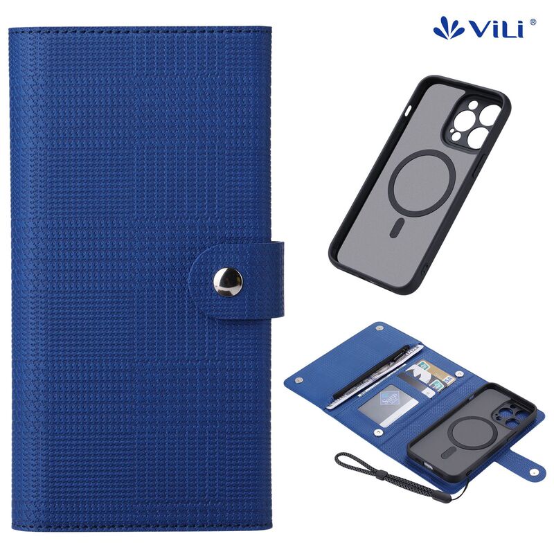 ViLi suitable for iPhone13 mobile phone shell Magsafe shell Apple 13Pro wallet cross-border e-commerce direct supply