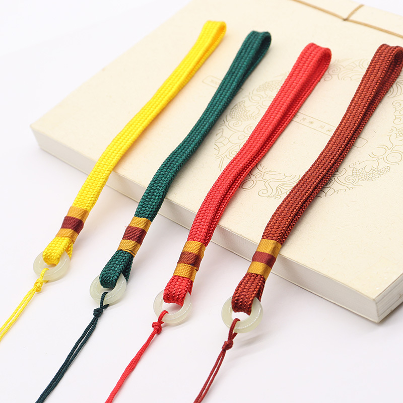 Tassel bag coil flat wire B ring wrist piece rope pendant handle rope hanging jewelry accessories diy handle piece