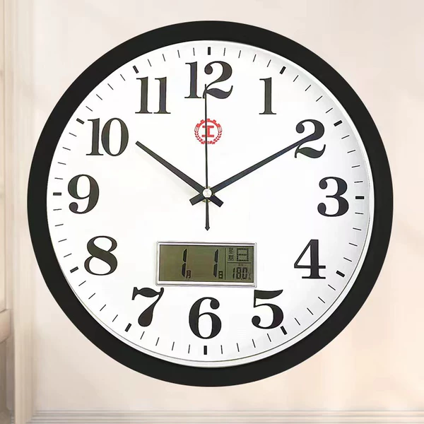 30cm I-shaped black calendar