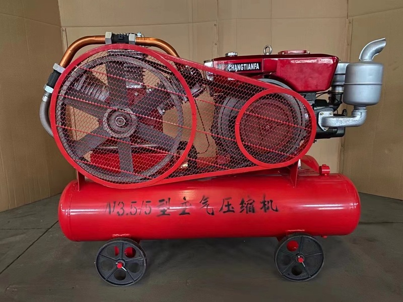 移動式ピストン式鉱山用小型エアコンプレッサーw3.5/5ディーゼル電動エンジニアリングエアポンプ空気圧縮機メーカー|undefined