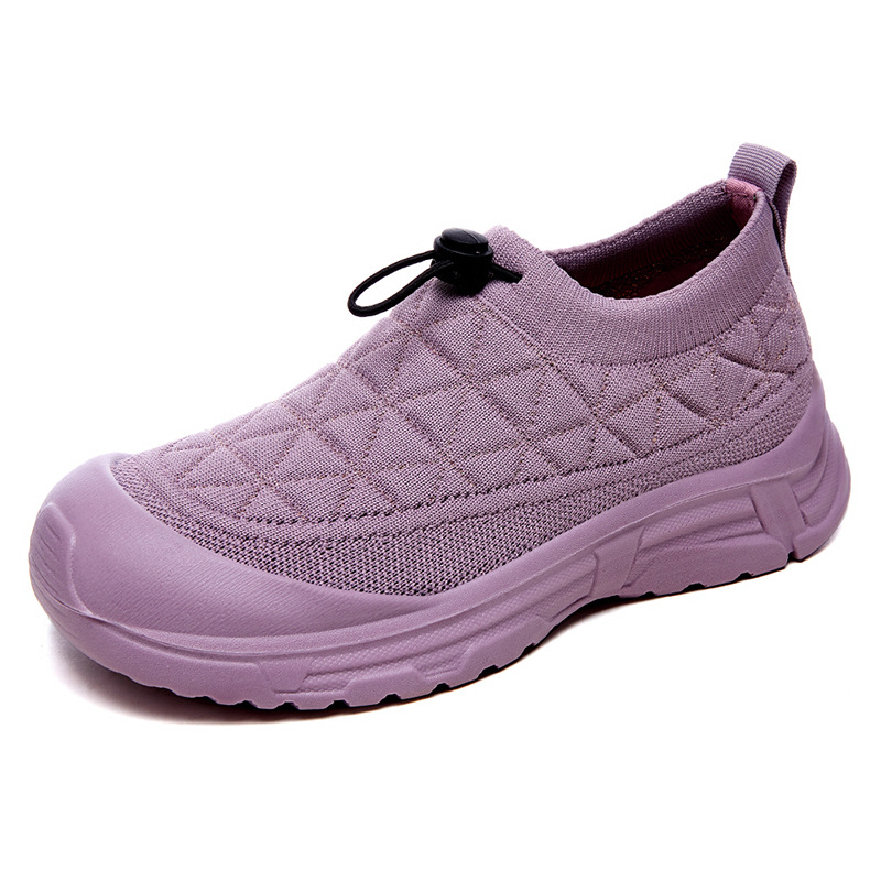 Zapatos de mujer primavera nuevos zapatos casuales de poliuretano superficial transpirables zapatos de madre con suela suave cómodo viejos zapatos de tela de Beijing mujeres