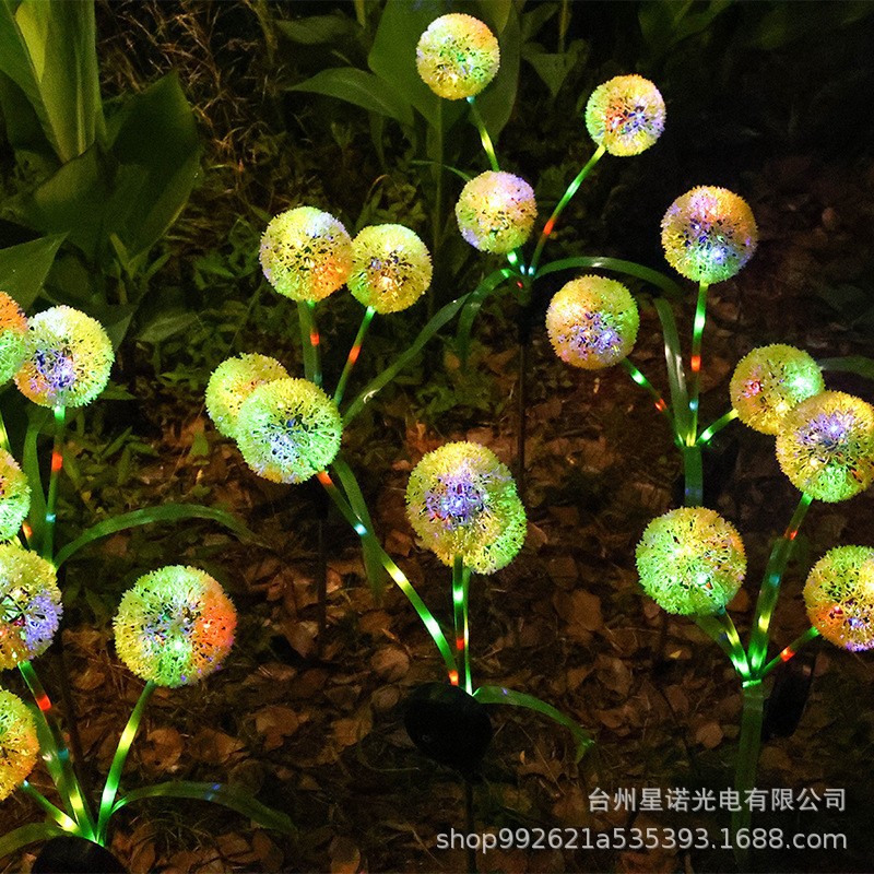 세 개의 민들레 램프 - 색상