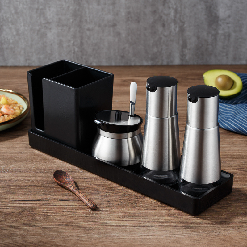 큰 숟가락과 젓가락 트레이 M (230x2 스틸 + 캔)