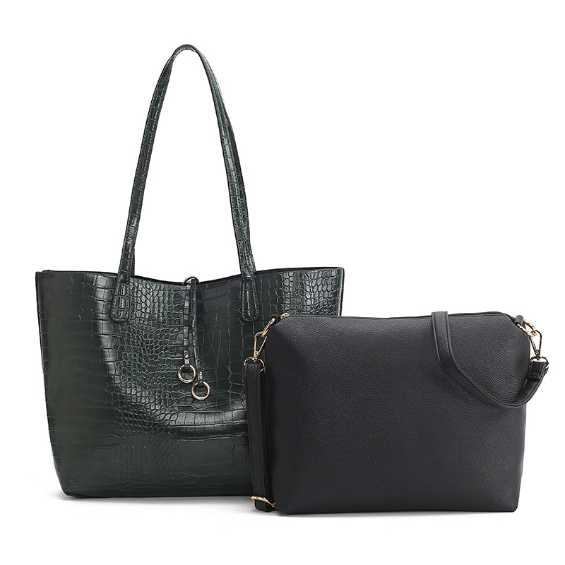 Designer Shengmi Women's Stone Pattern Large Capacity Versatile Tote Bag For School And Commuting, Trade Dog Tooth Pattern_voghion.com