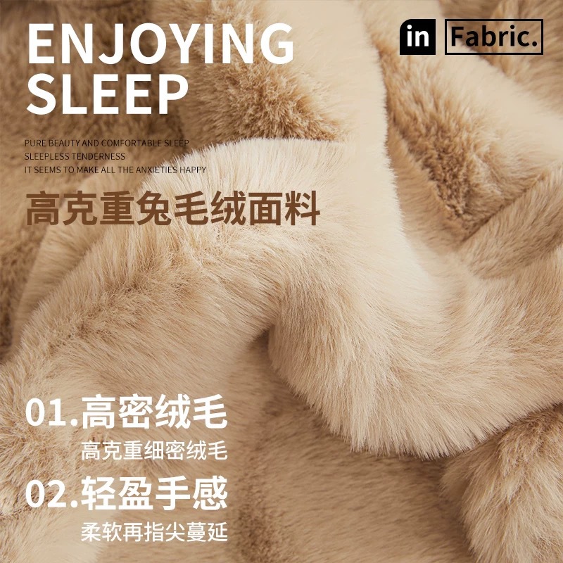 2026 nuevo gramo de doble capa imitación mantas de invierno grueso mantas de siesta caliente de oficina mantas de cubierta doméstica