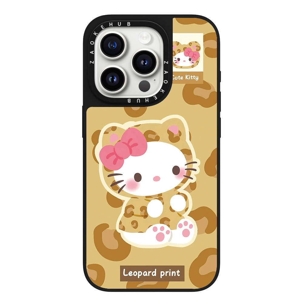 Сэнрио, яблоко, iPhone 15, чехол для телефона, iphone, 16promax, зеркальный эффект