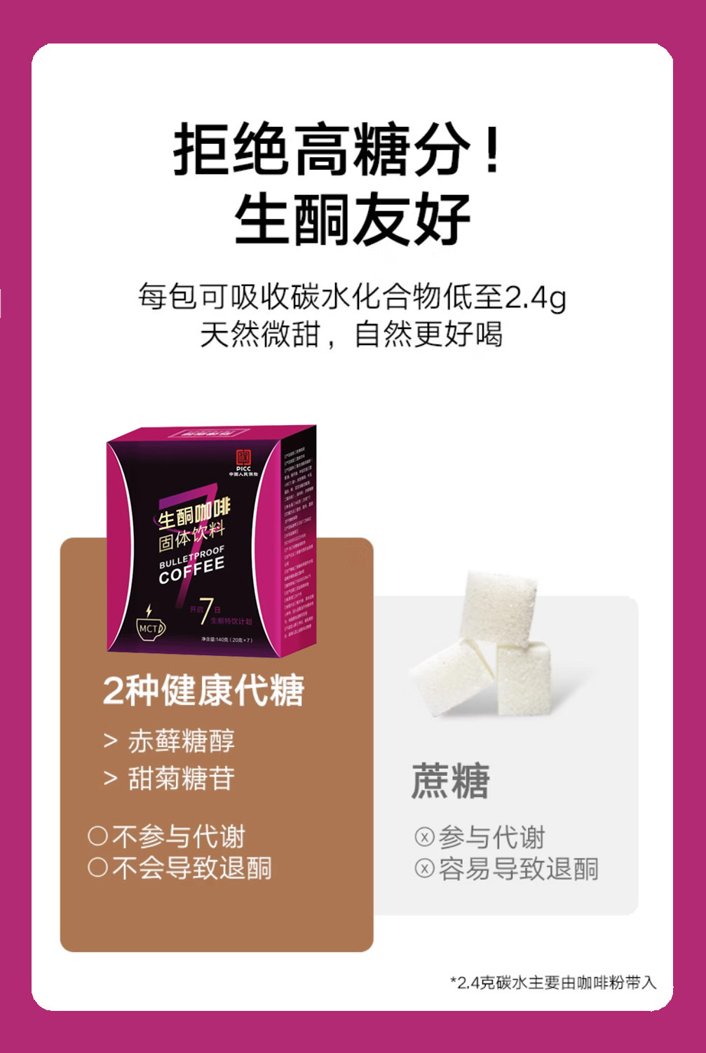 MCT Keto Coffee Powder (Coconut Milk Blend) — Instant Ketogenic Drink Mix Sachets key features
