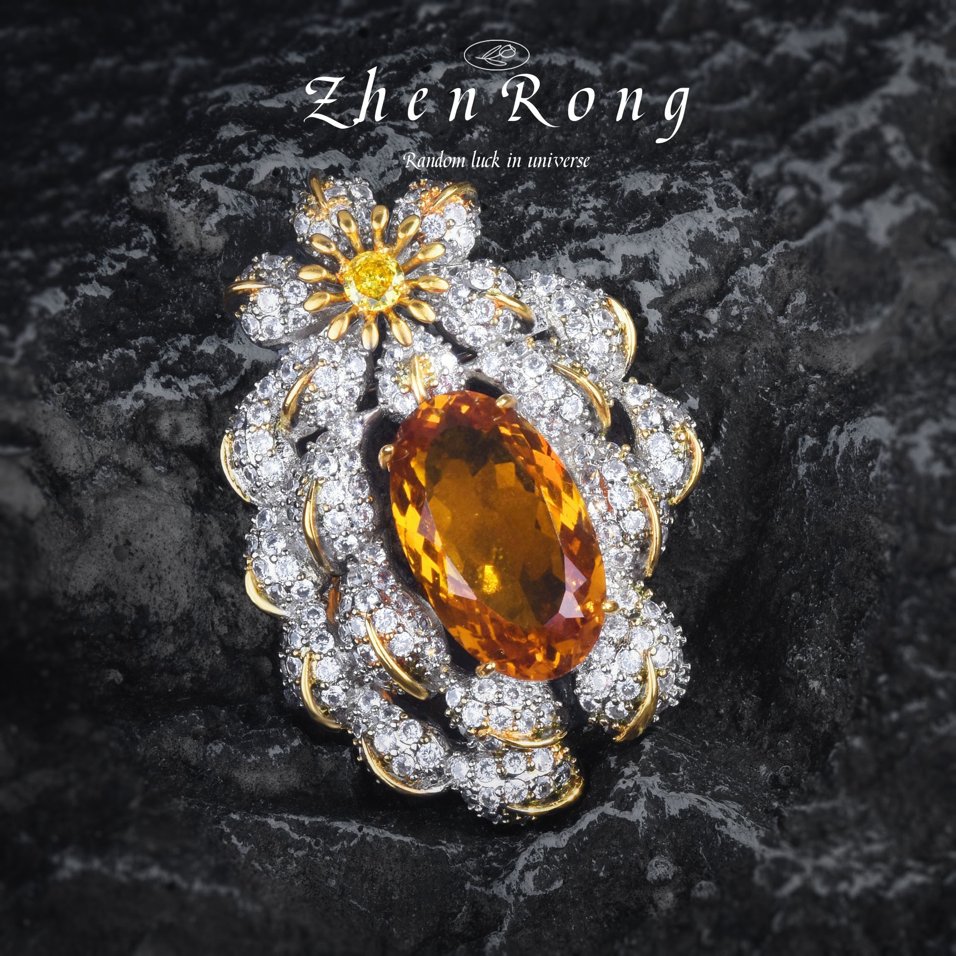 Italiano retro de gran tamaño de la paloma de sangre roja joya colgante broche de doble uso azul marino tesoro collar Esmeralda diamante color tesoro