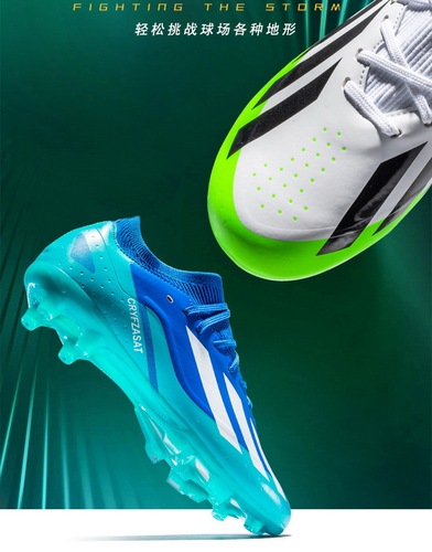 Studs Football Cleats Men's Sports Shoes Grass Training Shoes Outdoor Football Shoes Anti-Slip