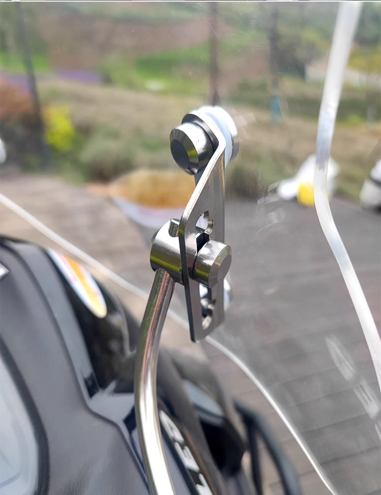 Suitable for Haojue Afr125 Windscreen, Scooter Front Windshield, Suzuki Uy125 Windshield Modification