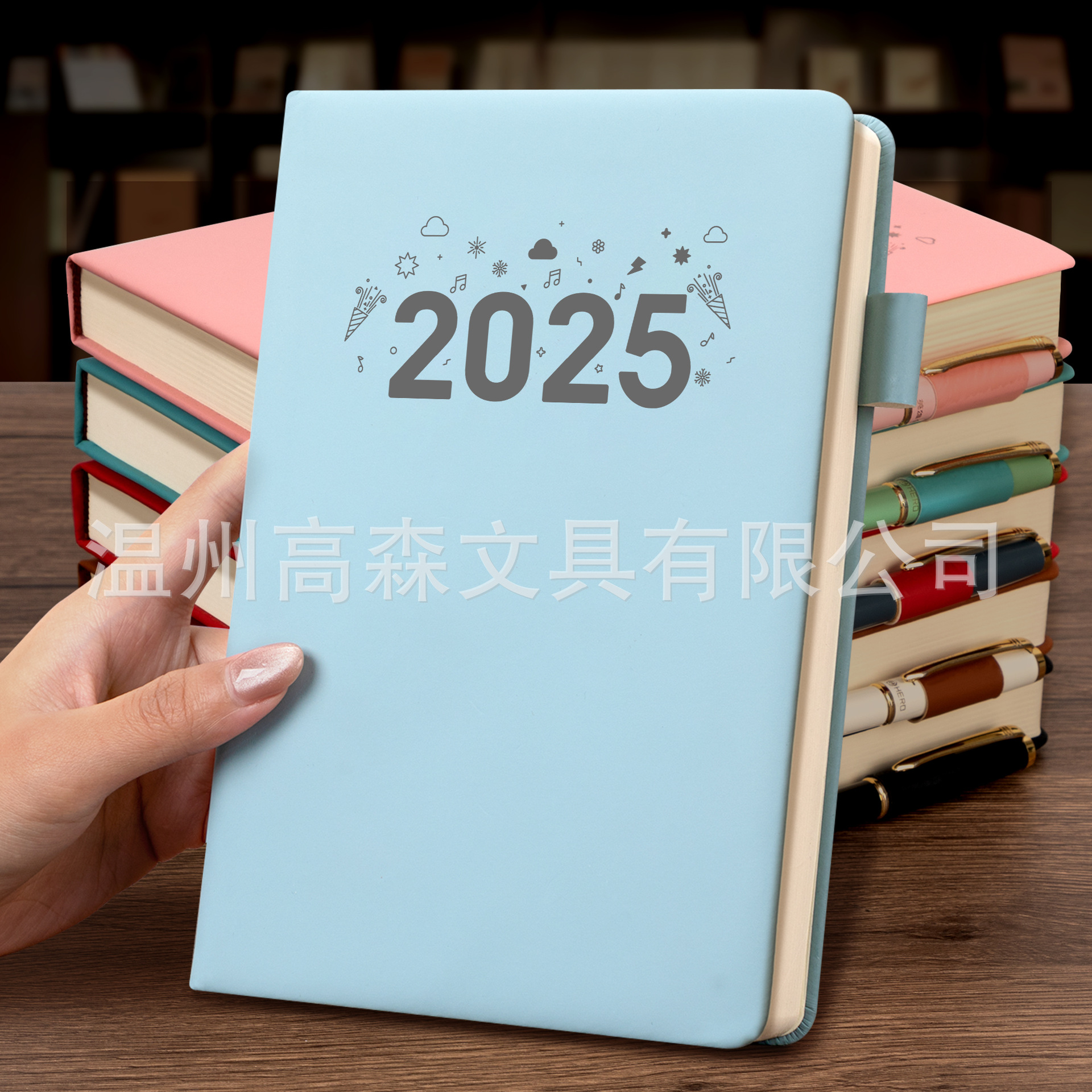 Cuaderno, 2025, oficina súper gruesa, negocio, libro grueso, libro de registro de trabajo, bloc de notas grueso b5, personalizado