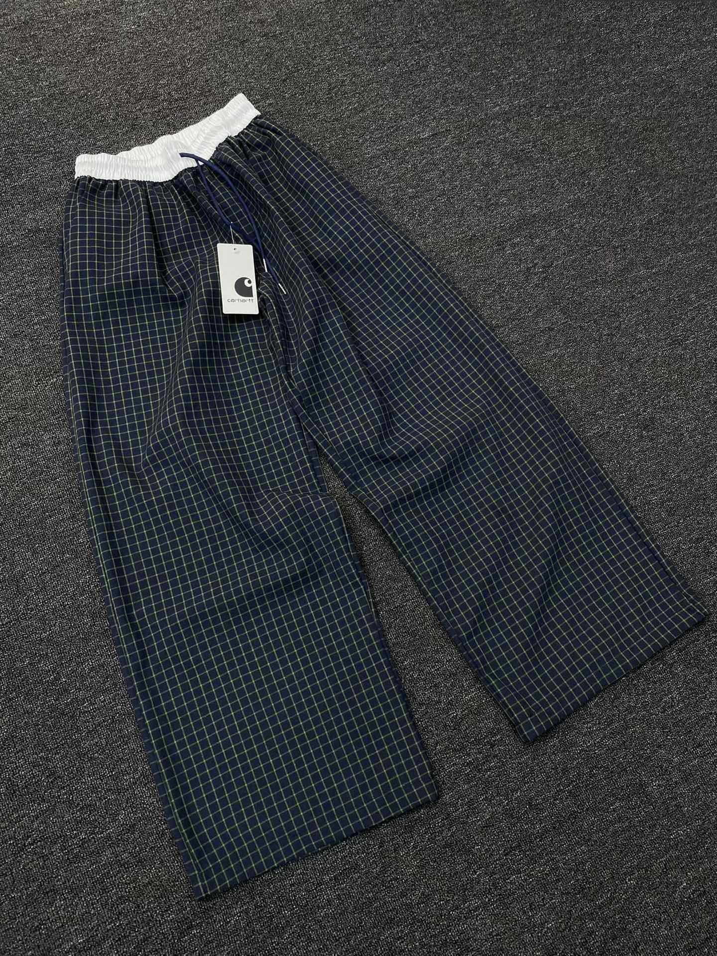 Carhartt Pants Plaid Navy