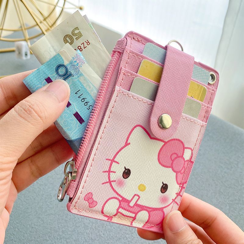 多卡位卡套挂绳学生校园卡校牌卡套挂脖绳双面公交车卡包零钱