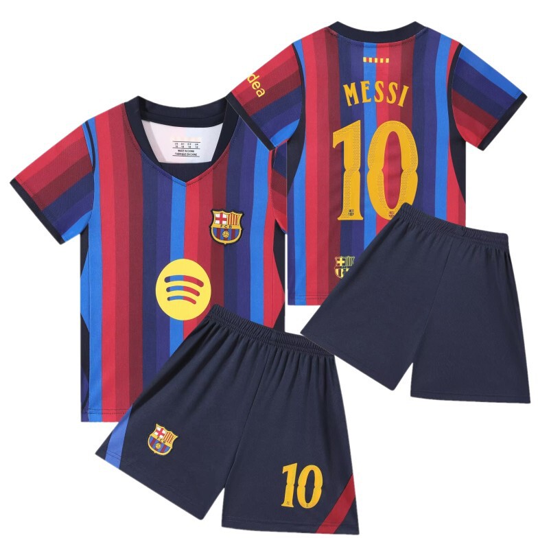 2627 season Real Madrid football jersey, Barcelona Messi, Portugal C. Ronaldo, Neymar star number jersey, children's football 2627 season Real Madrid football jersey, Barcelona Messi, Portugal C. Ronaldo, Neymar star number jersey, children's football