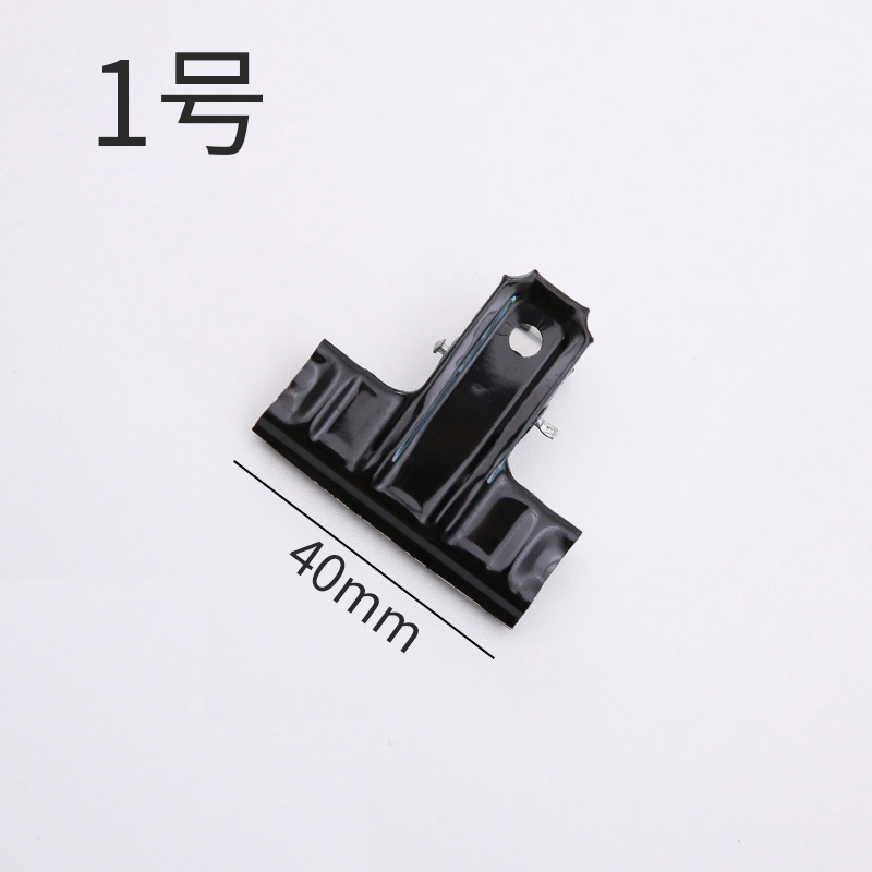 1 블랙 아이언 클립 4cm