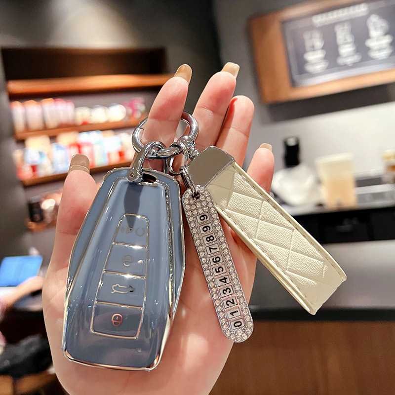 기이 [그레이] + 바이 링 로프 + 실버 번호판