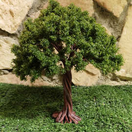 DIY手工建筑模型材料铁丝树仿真树15cm-35cm 微景观布模型局