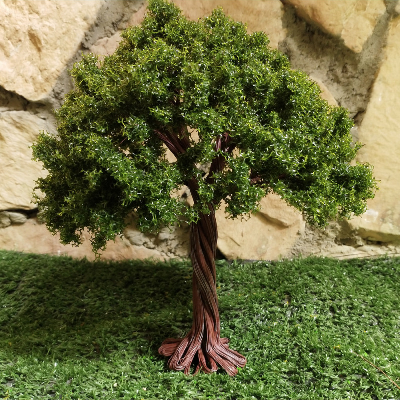DIY manual building model material iron wire tree simulation tree 15cm-35cm micro landscape cloth model Bureau