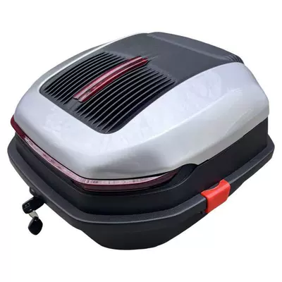 Motorcycle trunk | large storage box anti-shake - silver-large-size