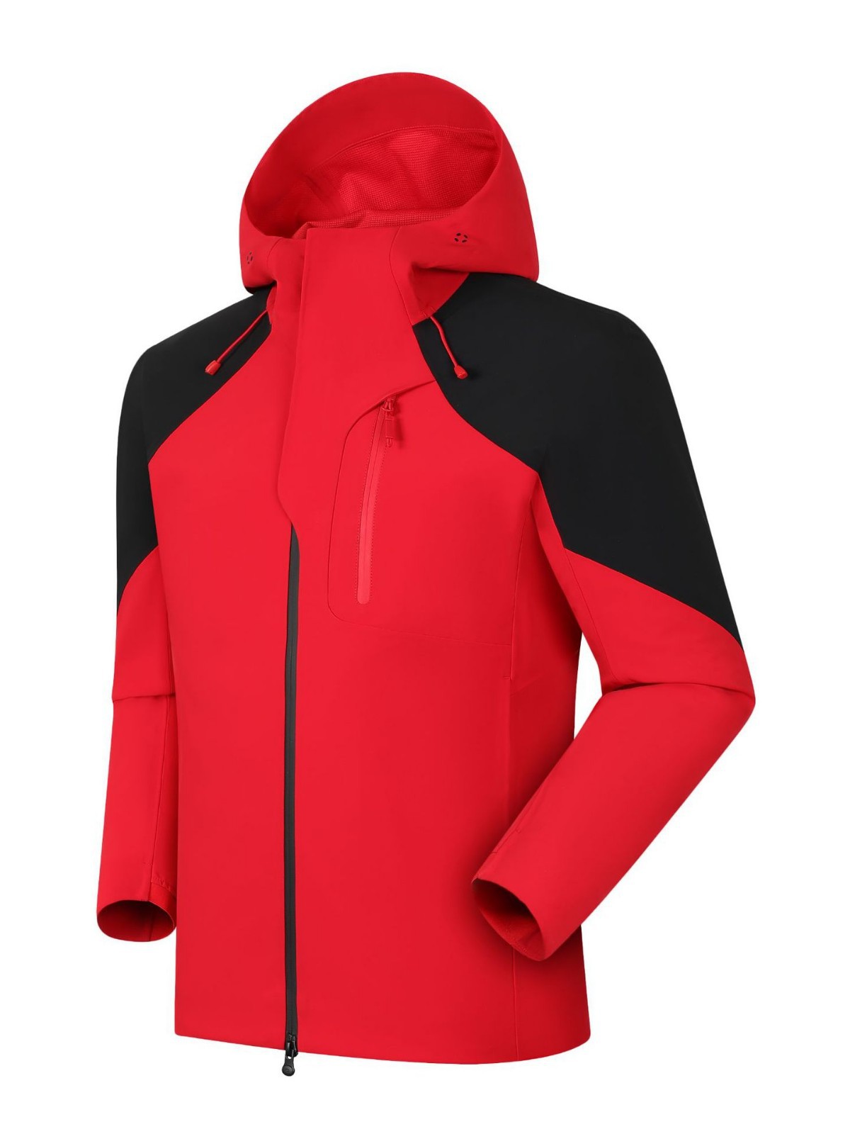 Chaqueta Softshell Térmica de Montaña de Poliéster Impermeable para Senderismo
