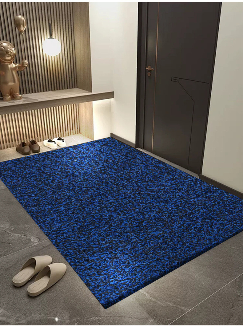 Cuttable silk ring floor mat door mat door mat car anti-slip dirt-resistant mat plastic carpet thickened