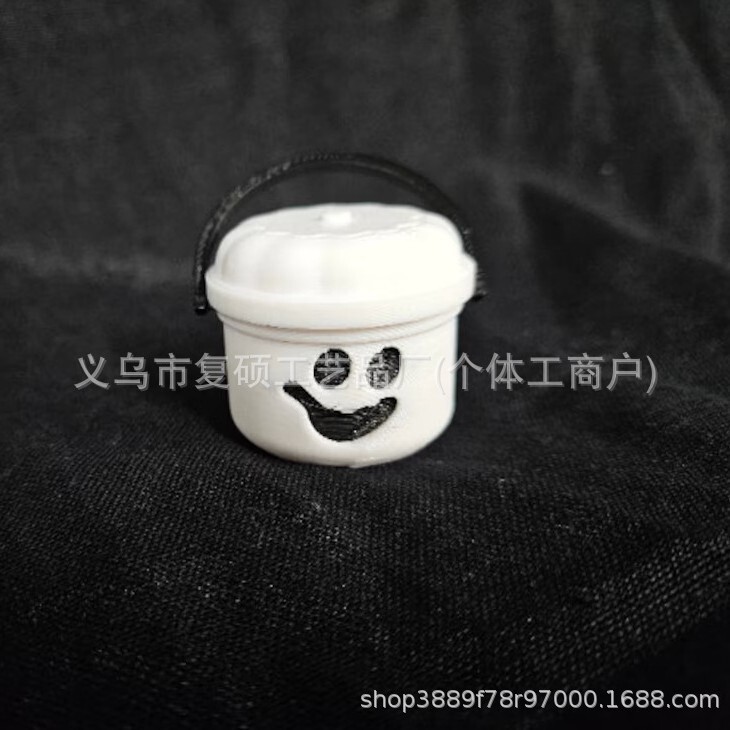 国境を越えた新製品 Spooky Mini Boo Bucket Figurines ハロウィン パンプキン バケット|undefined