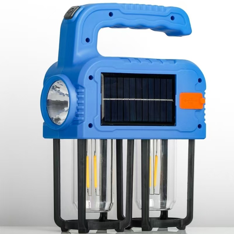 Lámpara de camping portátil solar recargable LED lámpara de camping lámpara de tienda multifuncional al aire libre lámpara de carpa recargable lámpara portátil