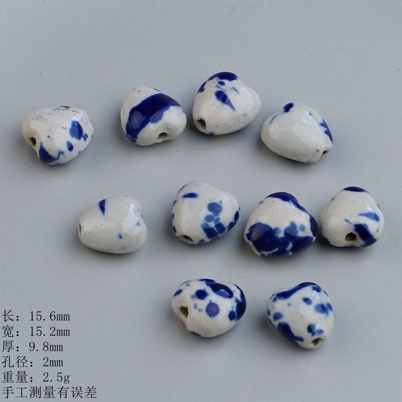 景德镇民族风异形陶瓷珠花釉陶瓷手链复古多款彩陶手链百搭配饰|undefined