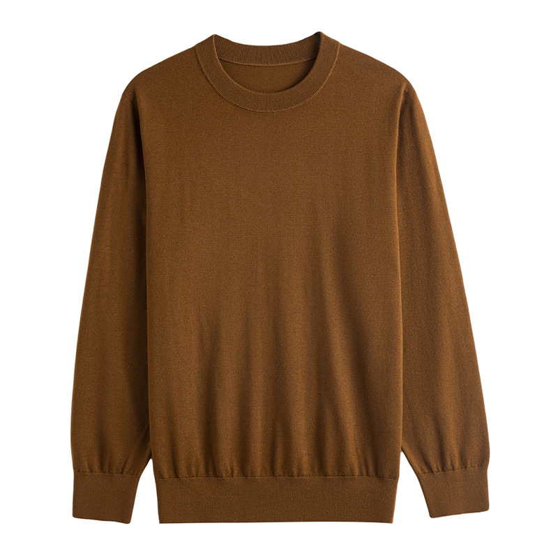 Woolen thin solid color casual universal spring silk body-friendly…