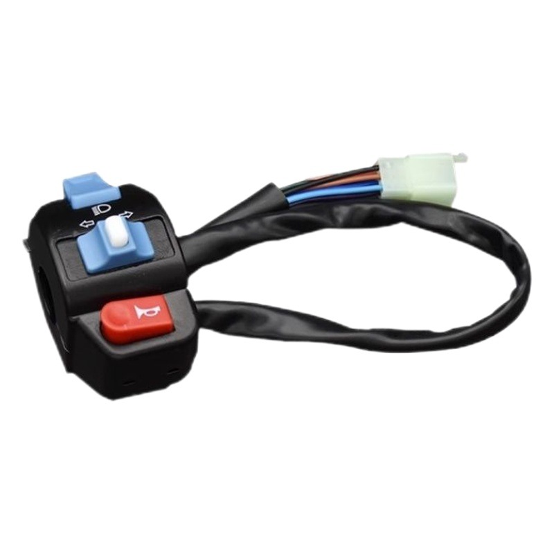 El asiento del manillar del scooter, el pequeño guapo del fuego fantasma del vehículo eléctrico, el interruptor de la bocina del faro, el freno del tambor, el conjunto del interruptor del manillar