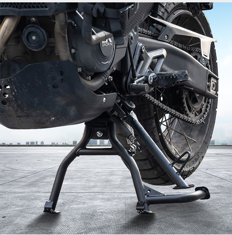 Suitable for Gaojin Iron Armor Chrysalis Storr500 Frame Support Stand, Main Stand, Stabilizer Stand, Parking Double Stand Modification