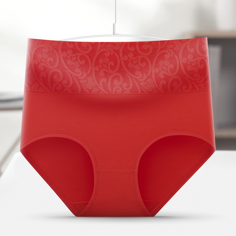 Ropa interior de algodón de cintura alta posparto ropa interior de algodón para mujer fábrica al por mayor