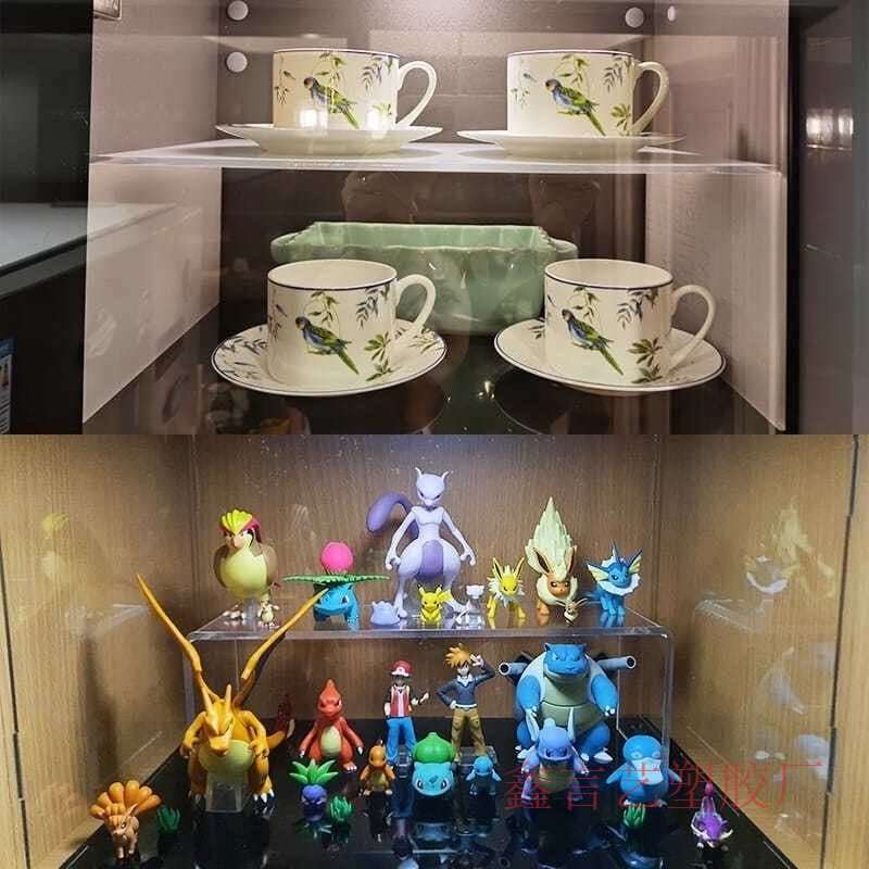 Acrylic U-shaped transparent storage rack