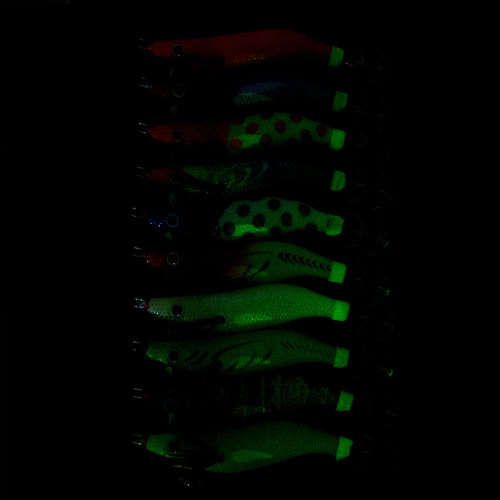 Luminous wooden shrimp fake bait 2.2# shrimp fake bait simulated wooden shrimp boxed simulated fake bait fishing gear wholesale